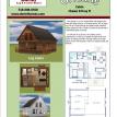 Orleans Cabin Floor Plan - Panelized or Solid Log Chalet Camp Design Package